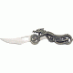 Miscellaneous Dragon Motorcycle Folding Knife,4.125in closed,Stainless Blade,Antique Silver Stainless Handle M3652