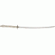 Miscellaneous Dragon Sword,26.5in,Sharpened Stainless Blade,White Composition Handle Silver Trim M3596