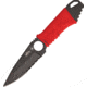 Miscellaneous Neck Fixed Blade Knife,2.75in,Drop Point Blade,Red Nylon Cord Wrapped Handle M4241