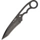 Miscellaneous Neck Fixed Blade Knife,3.375in,Tanto Blade Black,Skeletonized Handle M4236