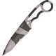 Miscellaneous Neck Fixed Blade Knife,3.375in,Tanto Blade Urban Camo,Skeletonized Handle M4238