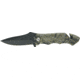 Miscellaneous Rescue Camo Folding Knife,4.5in closed,Black Stainless Blade,Camouflage Alum Handle M3476