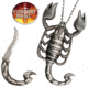 Miscellaneous Scorpion Neck Fixed Blade Knife,Scorpion Tail Handle M3390