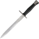 Miscellaneous Sig 1957 Bayonet with Scabbard Fixed Blade Knife, 9.5in, Double Edge Dagger, Black, Composition Handle M4329