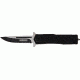 Miscellaneous Speed 2 Tone Folding Knife,3.375in,Drop Point Blade,Black Textured Alum Handle M961