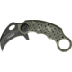 Miscellaneous Speed Assisted Karambit Folding Knife,2.25in,Black Coated Stainless Blade,Alum Handles With Green Camo Overlay/Camo Disck Trim M4090