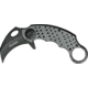 Miscellaneous Speed Assisted Karambit Folding Knife,2.25in,Black Coated Stainless Blade,Alum Handles With Light Black Overlay/Black Disck Trim M4092