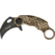 Miscellaneous Speed Assisted Karambit Folding Knife,2.25in,Black Coated Stainless Blade,Alum Handles With Tan Digital Camo Overlay/Black Disck Trim M4091