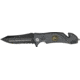 Miscellaneous Speed Rescue Folding Knife Special Weapons,3.5in,Black Partially Serrated Assisted Open Stainless Blade,Gray Alum Handle M4030