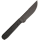Mission CSP A2 Fixed Blade Black G-10 Fixed Blade Knife, 5.25in, A2 Tool Steel, Drop Point, Black, G10 Handle MS1917