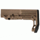 Mission First Tactical Battlelink Minimalist Stock Military For Mil Spec Size 1.148 Diameter Receiver Extensions Scorched Dark Earth