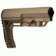 Mission First Tactical Battlelink Minimalist Stock Military For Mil Spec Size 1.148 Diameter Receiver Extensions Scorched Dark Earth