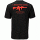 Mission First Tactical American T-Shirt, Black, Small MFTAMT-BL-S