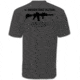 Mission First Tactical American T-Shirt, Grey, Small MFTAMT-GY-S