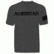 Mission First Tactical American T-Shirt, Grey, 2XL MFTAMT-GY-XXL