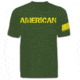 Mission First Tactical American T-Shirt, Olive Drab, Small MFTAMT-OD-S