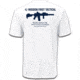 Mission First Tactical American T-Shirt, White, Small MFTAMT-WH-S