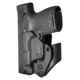 Mission First Tactical Minimalist IWB Holster Smith &amp; Wesson M&amp;P Shield 1.0 &amp; 2.0 9mm/.40 Cal, Ambidextrous, Black, H2SWSHAIWBM