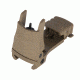 Mission First Tactical Back Up Polymer Flip Up Front Sight With Windage Adjustment Scorched Dark Earth