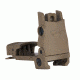 Mission First Tactical Back Up Polymer Flip Up Rear Sight With Windage Adjustment Scorched Dark Earth