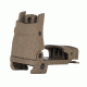 Mission First Tactical Back Up Polymer Flip Up Rear Sight With Windage Adjustment Scorched Dark Earth