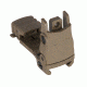 Mission First Tactical Back Up Polymer Flip Up Rear Sight With Windage Adjustment Scorched Dark Earth