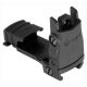 Mission First Tactical Top Mounted Deployable Rear Sight, Black, BUPSWR