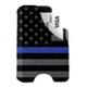Mission First Tactical Boltraron Wallet, Blue Line American Flag 1, D-W-8-AMB1