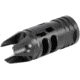 Mission First Tactical Evolv AR15 Muzzle Device 1, w/pre drilled tapping hole, Black, E2ARMD1RSC