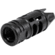 Mission First Tactical Evolv AR15 Muzzle Device 1, w/pre drilled tapping hole, Black, E2ARMD1RSC