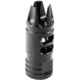 Mission First Tactical Evolv AR15 Muzzle Device 1, w/pre drilled tapping hole, Black, E2ARMD1RSC