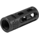 Mission First Tactical Evolv AR15 Muzzle Device 2, w/pre drilled tapping hole, Black, E2ARMD2RSC