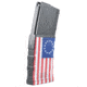 Mission First Tactical Extreme Duty Rifle Magazine, AR15, 5.56x45mm/.223 Rem/.300 AAC, 30 Rounds, Betsy Ross Flag, EXDPM556D-BTR-30RD