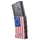 Mission First Tactical Extreme Duty Rifle Magazine, AR15, 5.56x45mm/.223 Rem/.300 AAC, 30 Rounds, Betsy Ross Flag, EXDPM556D-BTR-30RD