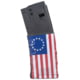 Mission First Tactical Extreme Duty Rifle Magazine, AR15, 5.56x45mm/.223 Rem/.300 AAC, 30 Rounds, Betsy Ross Flag, EXDPM556D-BTR-30RD