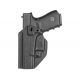 Mission First Tactical Minimalist IWB Holster, Glock 19/Glock 23, Ambidextrous, Black, HGL19AIWBA-BL