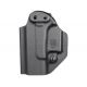 Mission First Tactical Minimalist IWB Holster, Glock 26/Glock 27, Ambidextrous, Black, HGL26AIWBA-BL