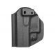 Mission First Tactical Minimalist IWB Holster, Glock 42, Ambidextrous, Black, HGL42AIWBA-BL