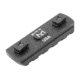 Mission First Tactical Tekko Metal MLOK 2 3/8in - 5 Slot Rail, Black TMMLR5
