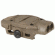 Mission First Tactical TORCH Picatinny Mounted LED Weapon Light, IR/Red, 10 Lums, Waterproof, Scorched Dark Earth TBLIRSDE