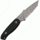 Mission MBK-Ti Hybrid Fixed Blade Knife,4in,Partially Serrated Tanto/Spear Point Blade,Black G-10 Onlay Handle MS0387PS