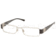 Miu Miu MU65EV Progressive Eyeglasses, Matte Silver Frame / 49 mm Prescription Lenses, 1AP1O1 4916