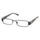 Miu Miu Eyeglasses MU65EV with No-Line Progressive Rx Prescription Lenses 7AX1O1-5116 - Gloss Black 