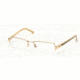 Miu Miu Eyeglasses with No Line Progressive Rx Prescription Lenses MU60DV 1BE1O1-5017 - White Gold 