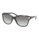 Miu Miu MU 07LS Sunglasses Styles Gloss Black Frame / Gray Gradient Lenses, 1AB5D1-5716