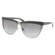 Miu Miu MU 11LS Sunglasses Styles Gloss Black Frame / Gray Gradient Lenses, 1AB5D1-6111