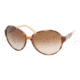 Miu Miu MU 16IS Sunglasses w/ Tortoise-Linen Frame / Brown Gradient Lenses, 7N76S1-5914