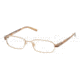 Miu Miu MU 50GV Eyeglasses Styles Light Gold Frame w/Non-Rx 51 mm Diameter Lenses, 8BK1O1-5116, Miu Miu MU 50GV Eyeglasses Styles Light Gold Frame w/Non-Rx 51 mm Diameter Lenses