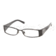 Miu Miu MU 53EV Eyeglasses Styles Gloss Black Frame w/Non-Rx 50 mm Diameter Lenses