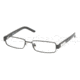 Miu Miu MU58GV Progressive Eyeglasses Gloss Black Frame / 52 mm Prescription Lenses, 7AX1O1-5216